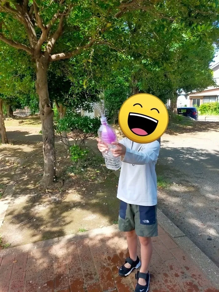 【学習療育が充実】 Gripキッズ八千代緑が丘校　(^^)//🍧暑い夏を乗り切ろう⛲ペットボトル噴水
