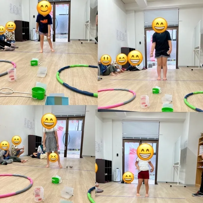 アスウィズ2 言語聴覚士が常勤でいます。　理学・作業の先生は非常勤で勤務/ボール版輪投げゲーム！