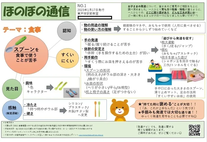 LITALICOジュニア東戸塚駅前教室/【ほのぼの通信】No.1～スプーンの困りごとについて～