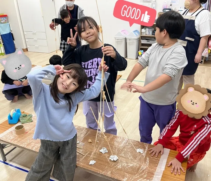 こぱんはうすさくら横浜吉野町教室/マシュマロチャレンジ