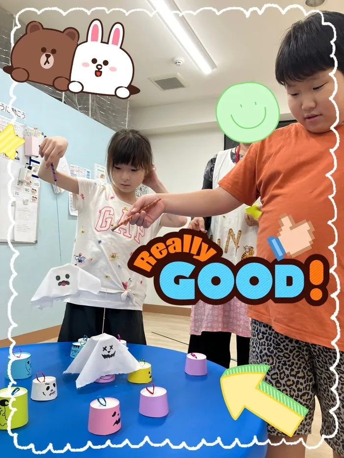 こぱんはうすさくら横浜吉野町教室/おばけ釣り👻ゲーム