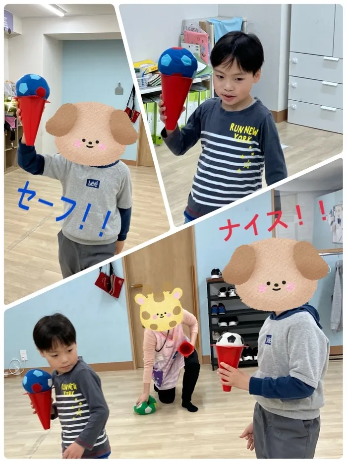 こぱんはうすさくら横浜吉野町教室/アイスクリーム落としゲーム！？