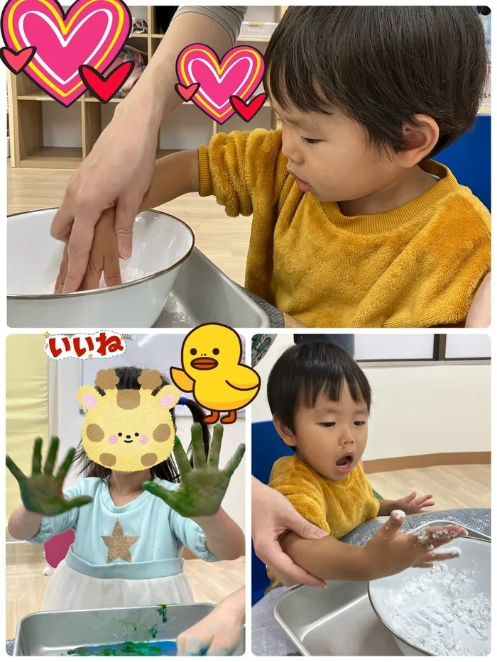 こぱんはうすさくら横浜吉野町教室/片栗粉粘土