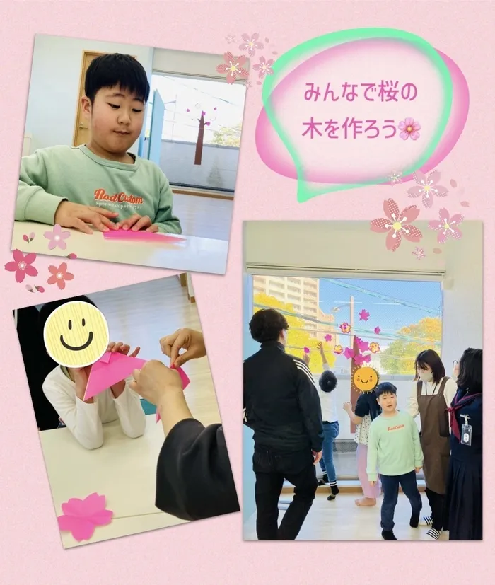 こぱんはうすさくら名古屋緑教室/季節の折り紙🌸