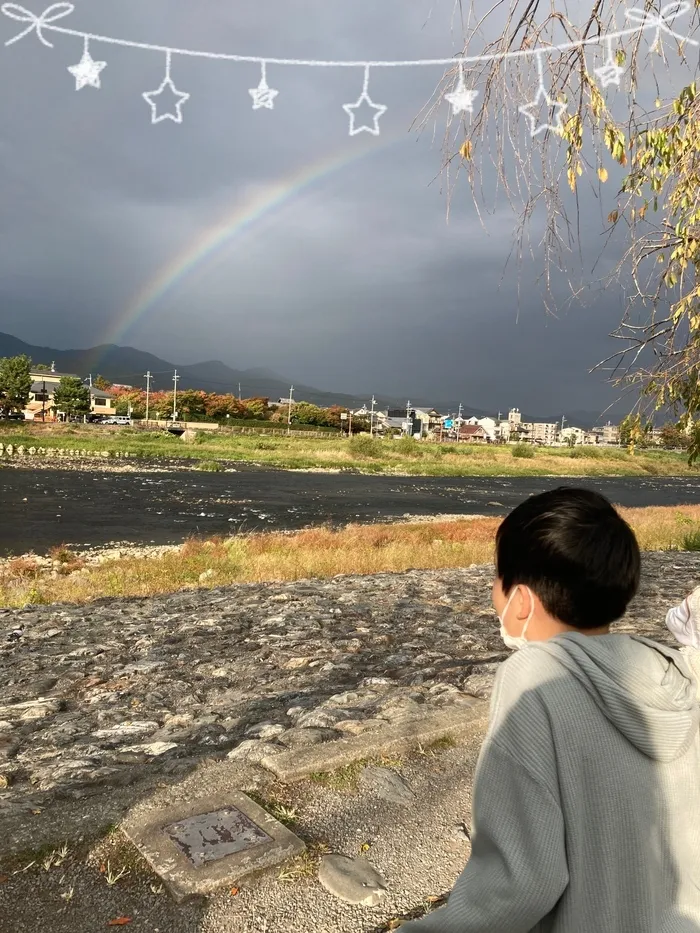 放課後等デイサービス　カーサ・ブリランテ/お空に虹が🌈✨