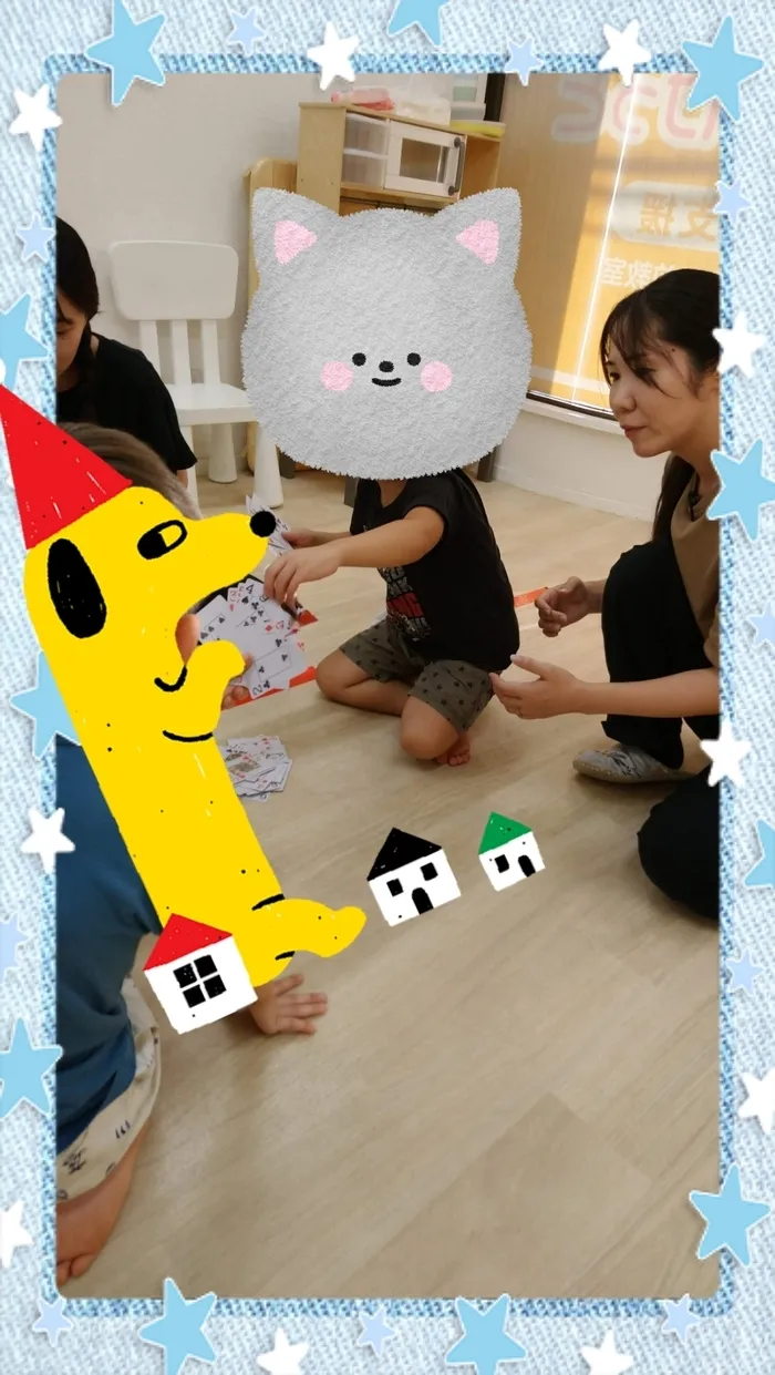てらぴぁぽけっと　海老名さがみ野駅前教室/♣みんなでジジ抜き♠