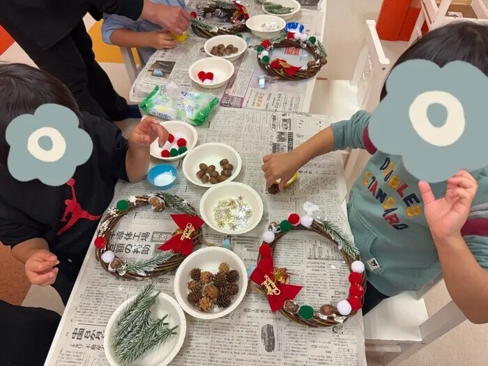 ここいろキッズ虹/クリスマスリースを作ろう！