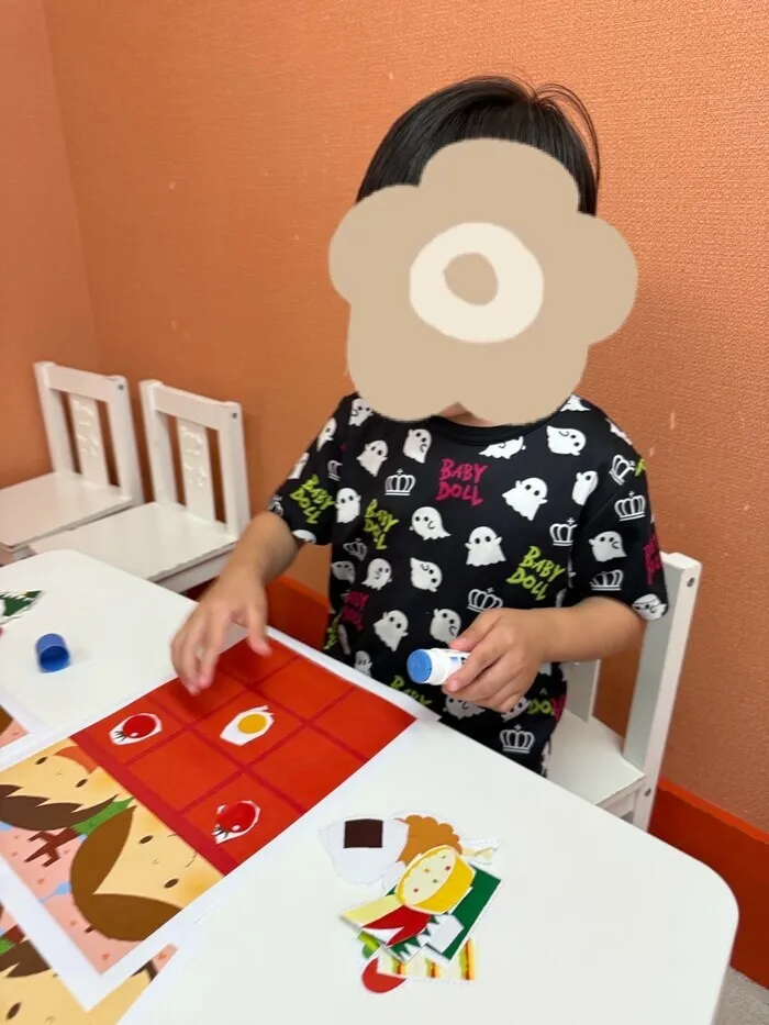 ここいろキッズ虹/はさみの練習✂️〜おかずを切ってお弁当作り〜
