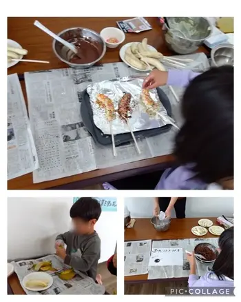 運動療育型児童デイ　スーパーキッズ　木津川校/チョコバナナを作りました！