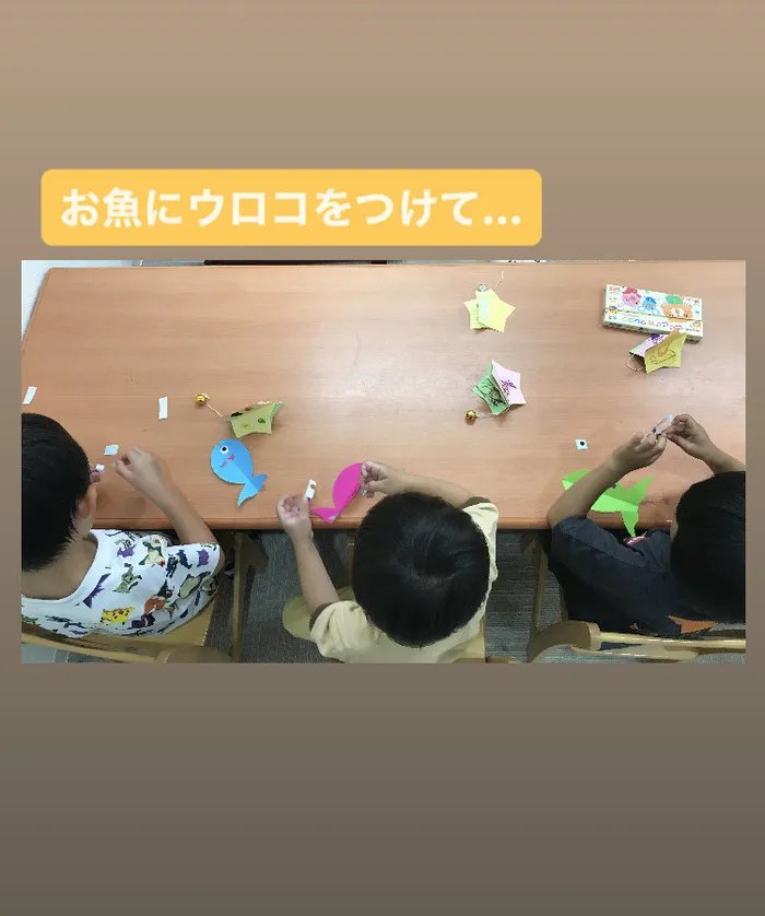 コペルプラス　南流山教室/7月のコミュトレ制作の様子🎐