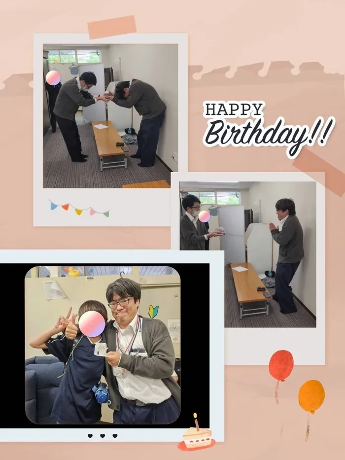 児童発達支援　ファーストクラス　しらなみ教室/☆HAPPY BIRTHDAY☆