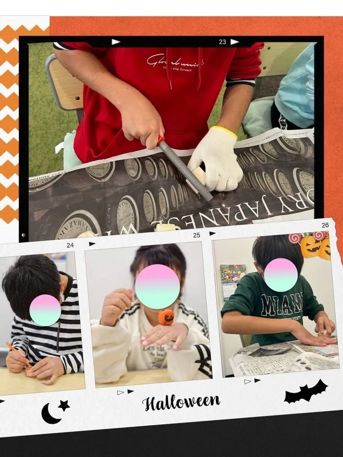 児童発達支援　ファーストクラス　しらなみ教室/☆ハロウィン制作☆
