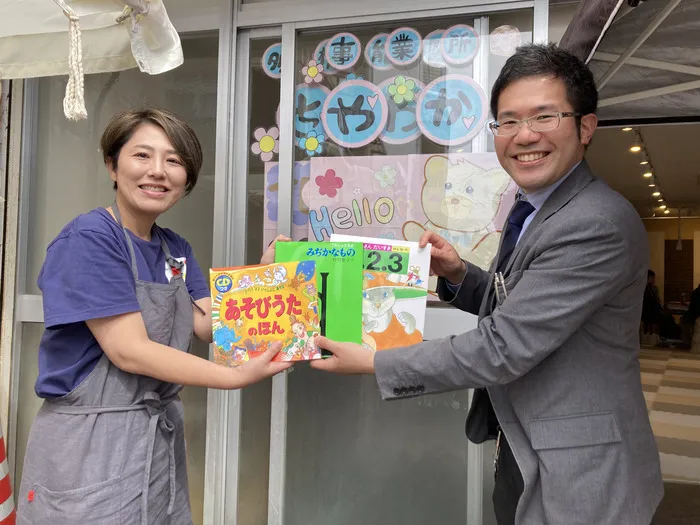 多機能型事業所さわやか/養護学校でこどもが使う教科書を寄贈していただきました✨