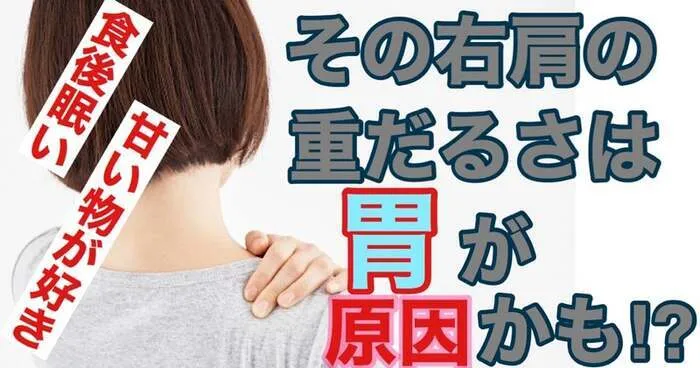 多機能型事業所さわやか/【東洋医学ネタ】右肩の重だるさは、胃が原因かも！？