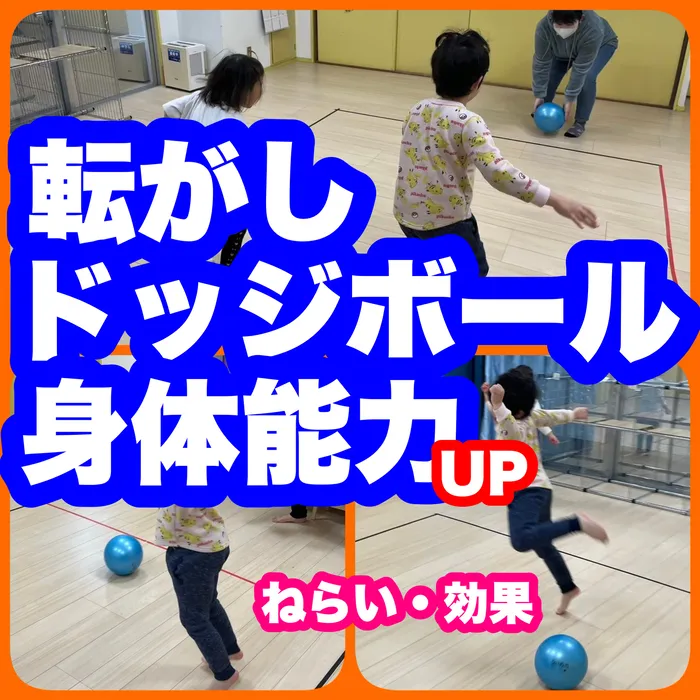 多機能型事業所さわやか/ 転がしドッジボール！身体能力UP✨