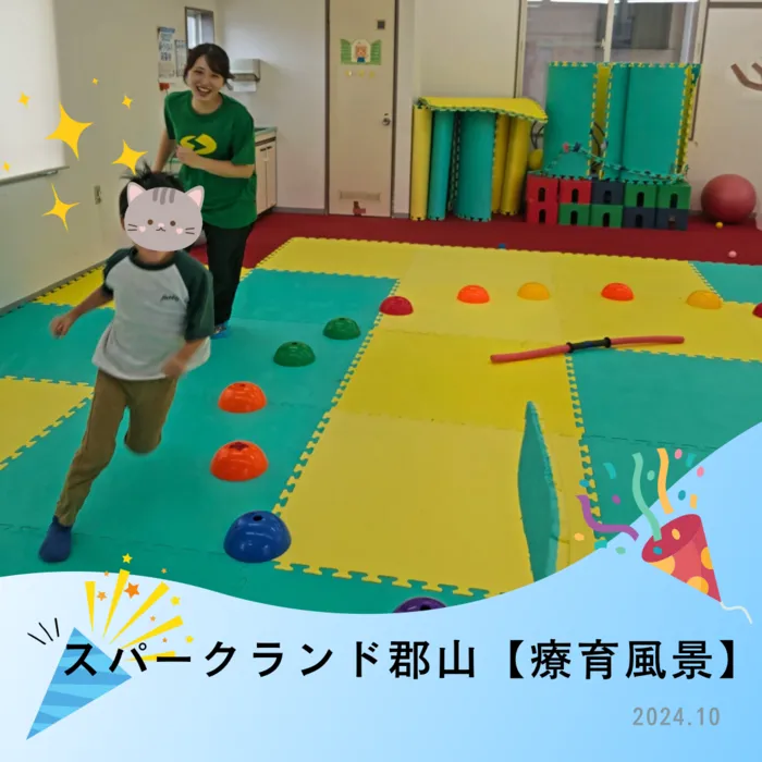 スパークランド郡山/今回は【室内療育風景の様子】をお届けします🕊️