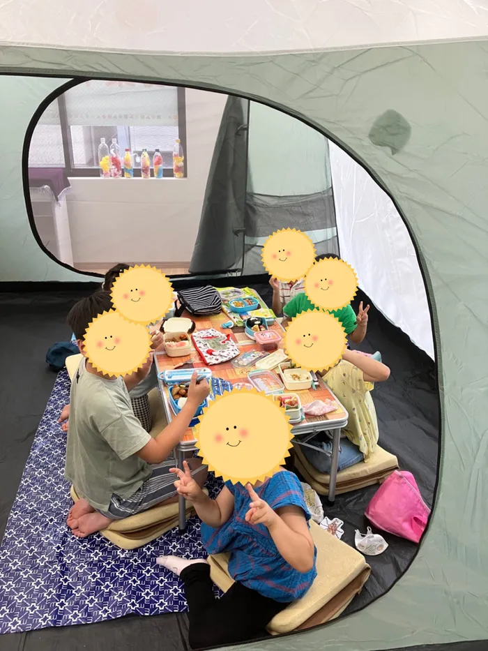 放課後等デイサービス　ウィズ・ユー高座渋谷/キャンプごっこ🏕