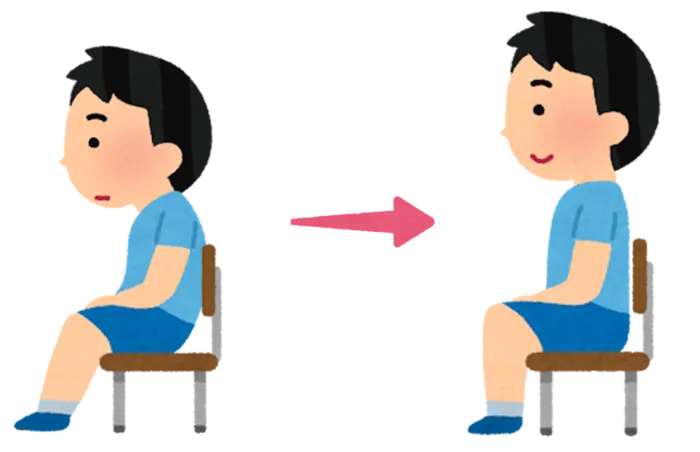 フォレストキッズ稲毛海岸教室/椅子に座る練習🪑