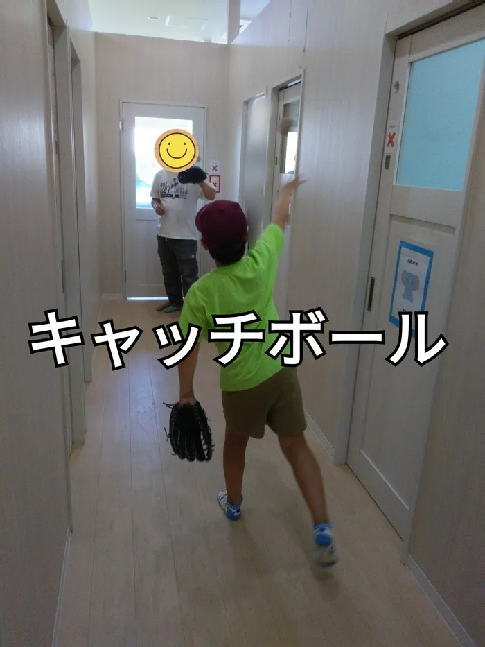 ブロッサムジュニア　流山教室/個別療育（キャッチボール）