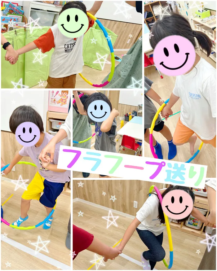 ブロッサムジュニア　津田沼教室/協力運びゲーム😆💞😆✨