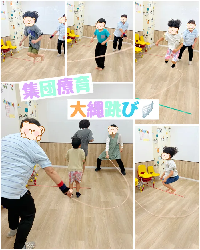 ブロッサムジュニア　津田沼教室/大縄跳びをしたよ😊🌈ジャンプ♪ジャンプ♪
