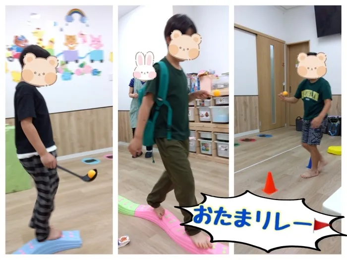 ブロッサムジュニア　津田沼教室/集団療育～おたまリレー⚽🚶‍♂️💖～