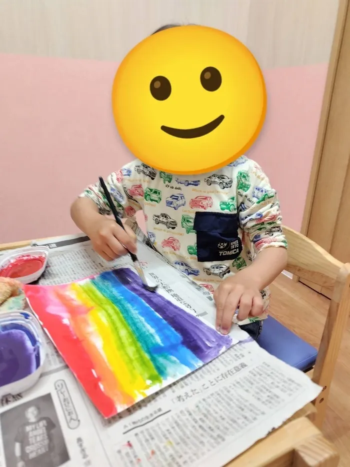 ブロッサムジュニア　さいたま日進教室【児発　空き枠あり】/虹を描こう🌈