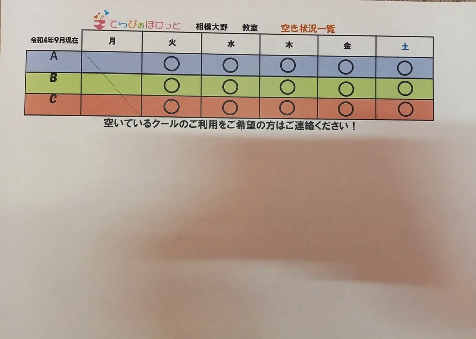 てらぴぁぽけっと 相模大野教室/リズムウォークって？？