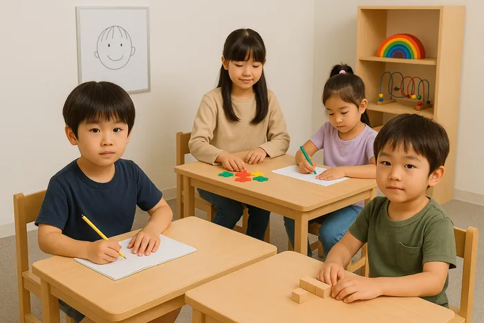 児童発達支援 てらぴぁぽけっと 太田教室/じっと座っていられない！集中できない！
