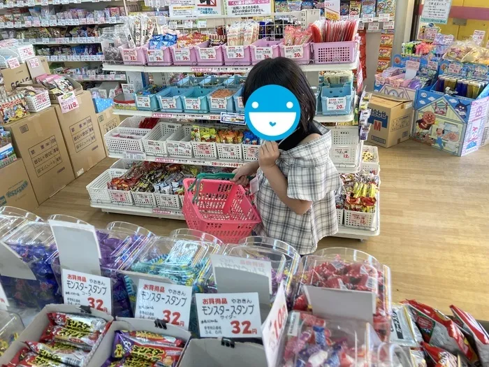 ありがとう/お菓子買い物に行きました！