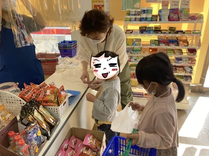 ありがとう/お菓子買い物！！