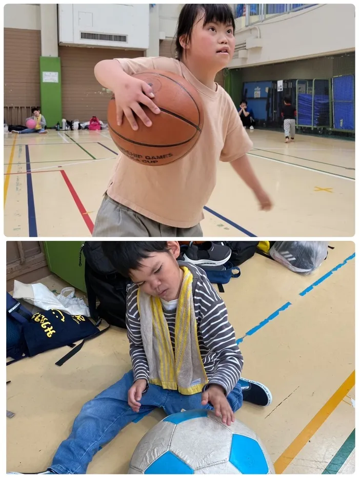 ライズ児童デイサービスひらのの家/体育館で発散🏀