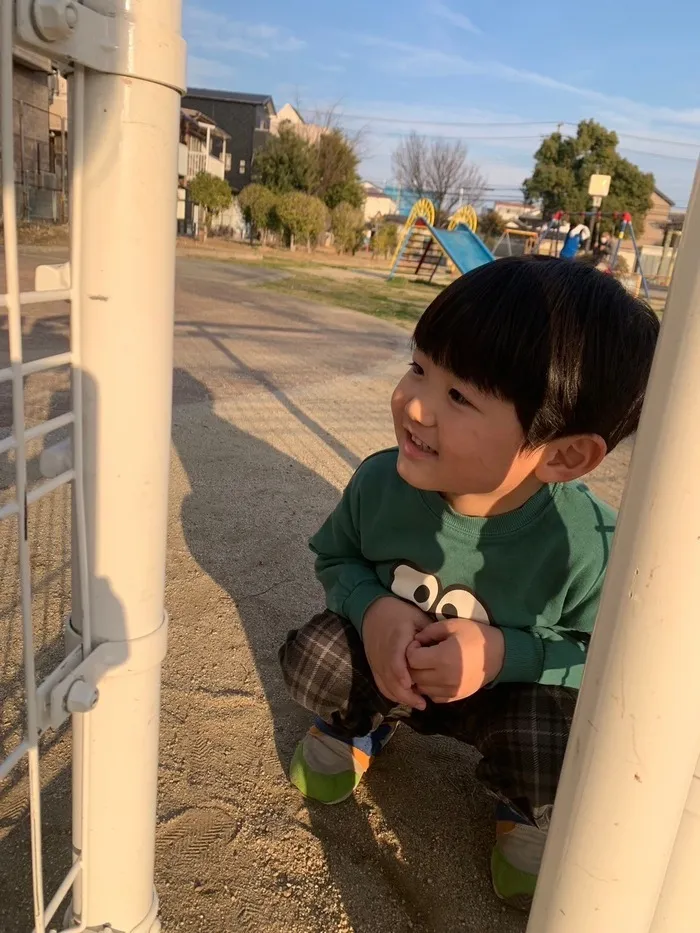 ライズ児童デイサービスひらのの家/お天気が良いので外遊び☀️