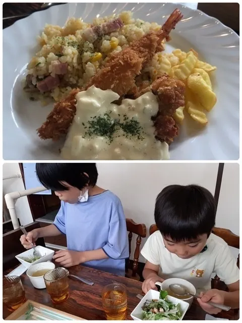 ライズ児童デイサービスひらのの家/【外食体験】喫茶クルトンでお昼ご飯♪