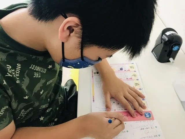 ライズ児童デイサービスひらのの家/【学習活動】夏休み最終日も勉強に取り組みました♪