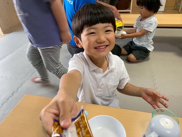 ライズ児童デイサービスひらのの家/選べるおやつの日🍭