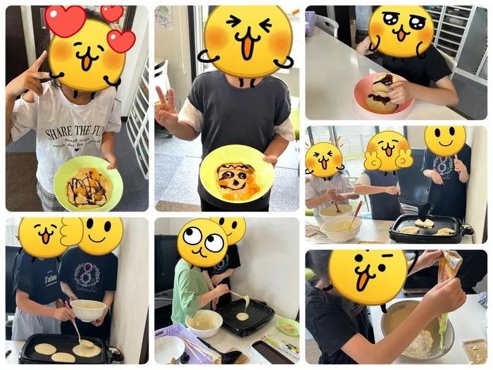 放課後等デイサービス　COJIRI安曇野/ホットケーキ作り🥞