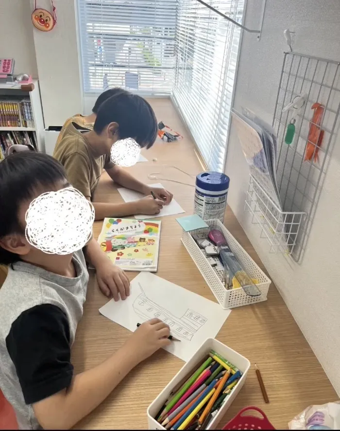 ふれあい児童発達支援・放課後等デイサービス　妙典教室/お絵描きの日🚢