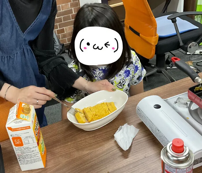 『就労準備型』放課後等デイサービスNESTING金山/卵焼きを作ってみた！