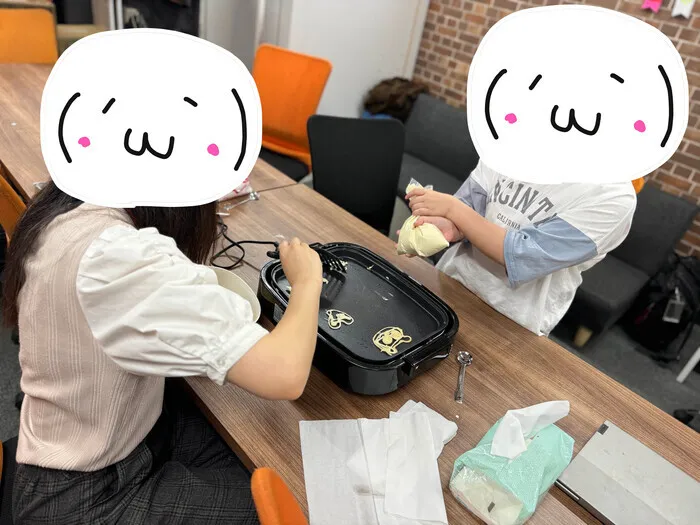 『就労準備型』放課後等デイサービスNESTING金山/ホットケーキ作り