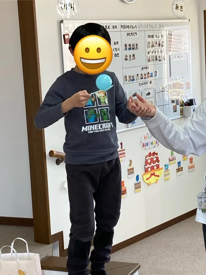 放課後等デイサービスキラキラ上台/ボールを落とさないように⚽️