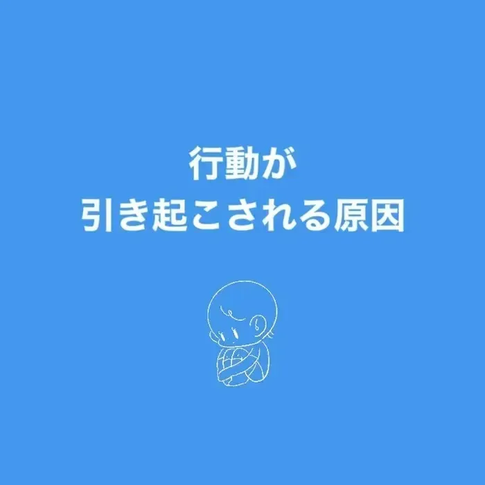 てらぴぁぽけっと朝霞駅前教室/行動が引き起こされる原因