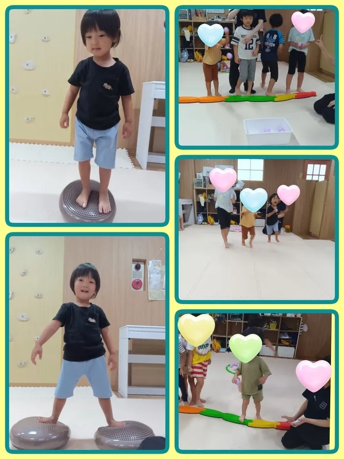 児童発達支援事業所　いきるちから3/投げて🤾‍♀️運んで🥎