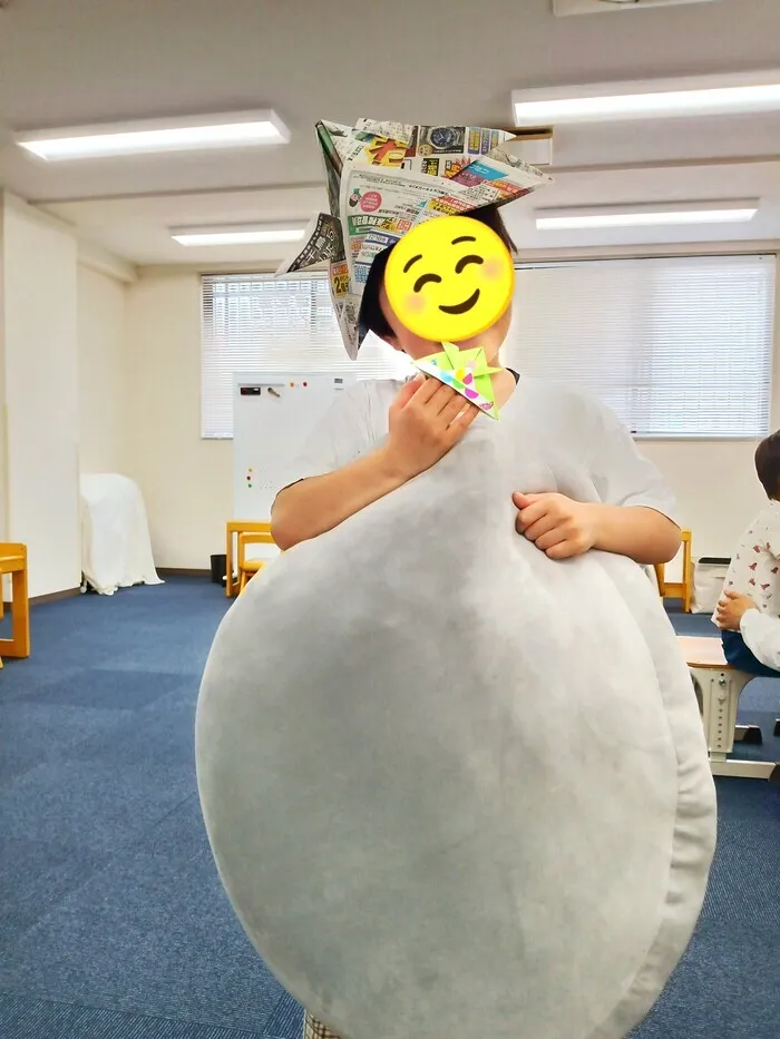 ぐらんつきっず/季節の工作でかぶとを作りました🌟