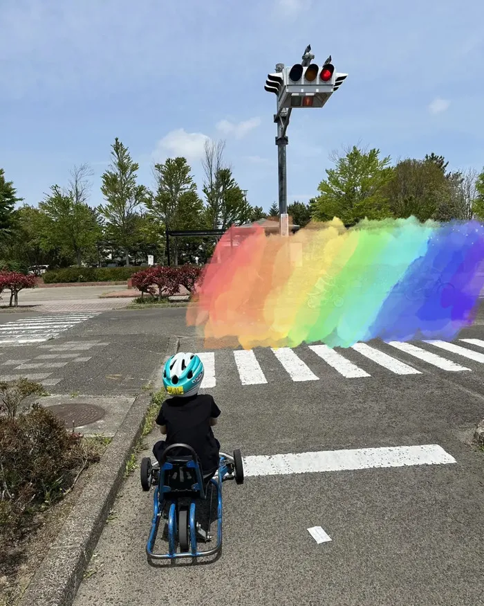 虹色のたね/交通公園へ🚦