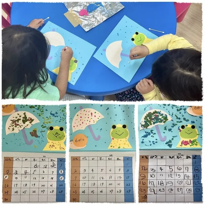 きっずあいらんど川崎台町教室/綿棒アート🎨