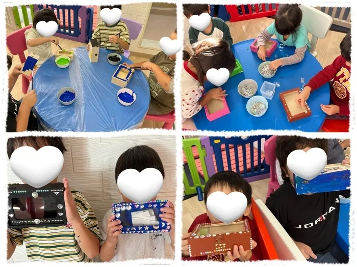 きっずあいらんど川崎台町教室/素敵な宝箱製作💎