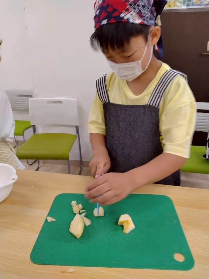 きっずあいらんど川崎台町教室/レッツホットパイ作り🍎‪ 
