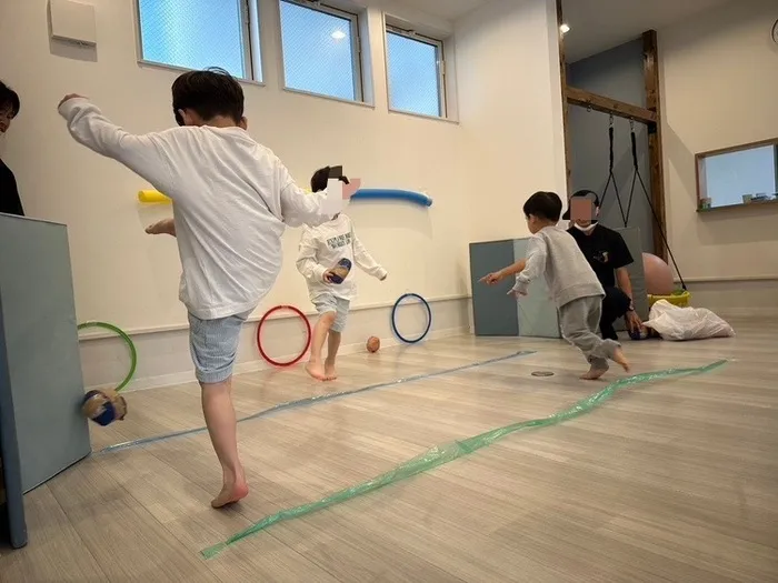 運動療育　きりんのあくびkids なんば/キックターゲット⚽️