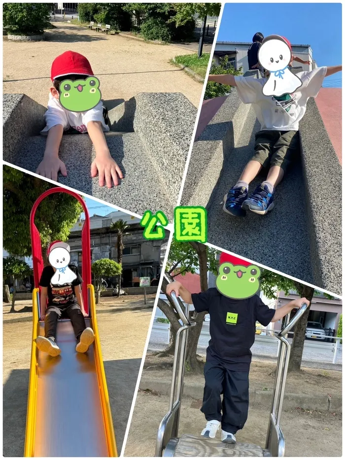 運動療育　きりんのあくびkids なんば/公園遊び🐜🪱🌿